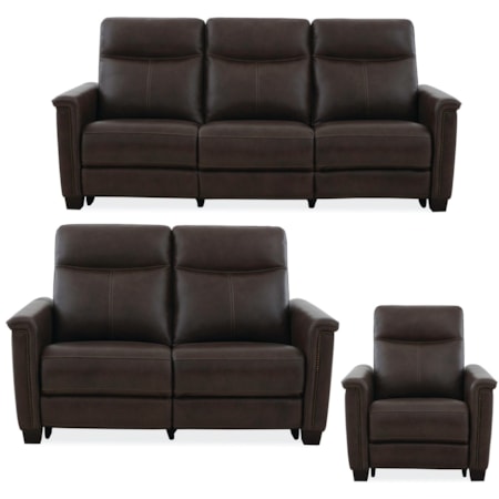 Power Reclining Sofa, Loveseat, and Recliner