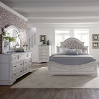 Relaxed Vintage 4-Piece California King Bedroom Group