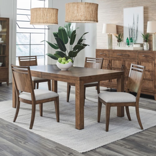 Transitional 5-Piece Dining Set
