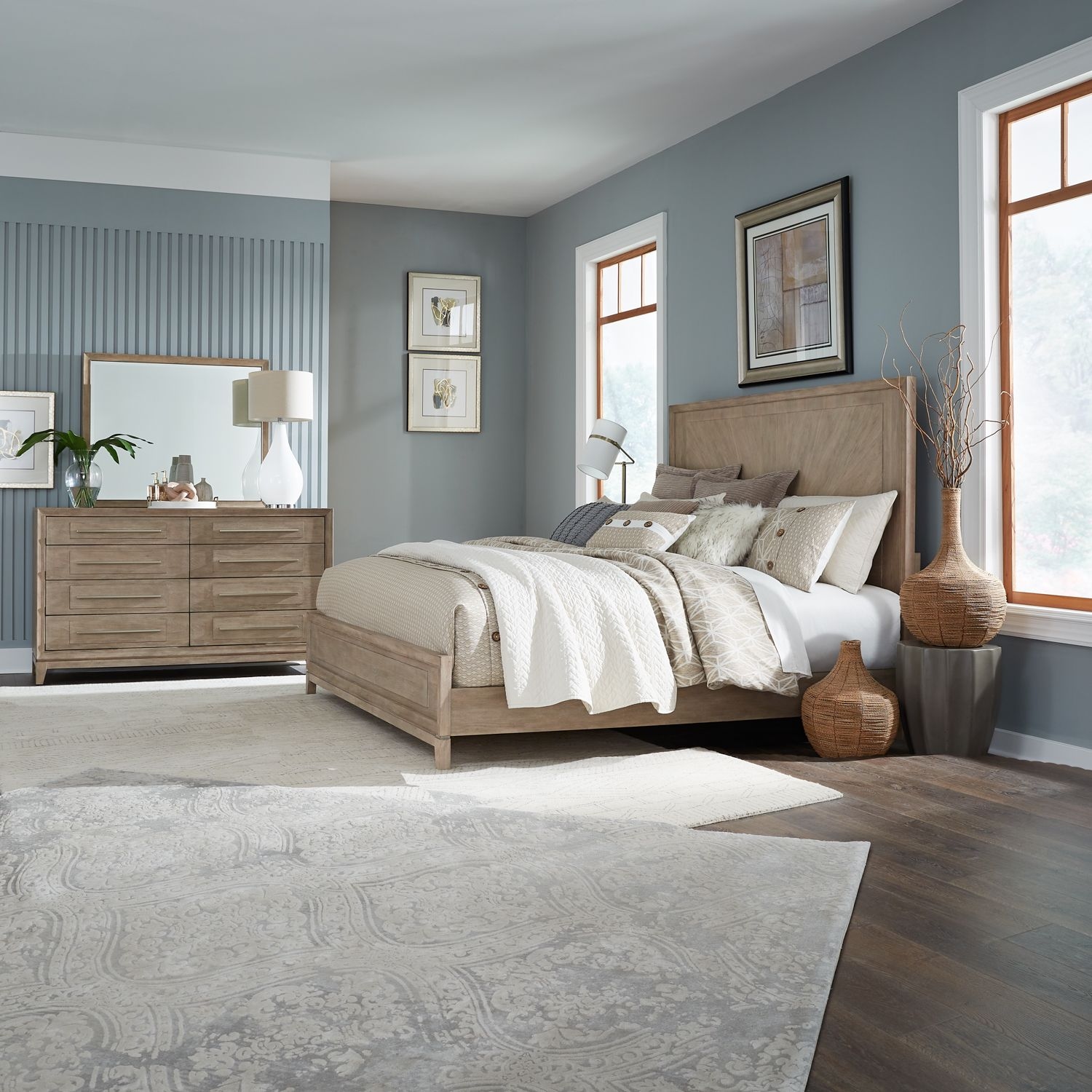 Liberty Furniture Brentwood 3-Piece King Panel Bedroom Set