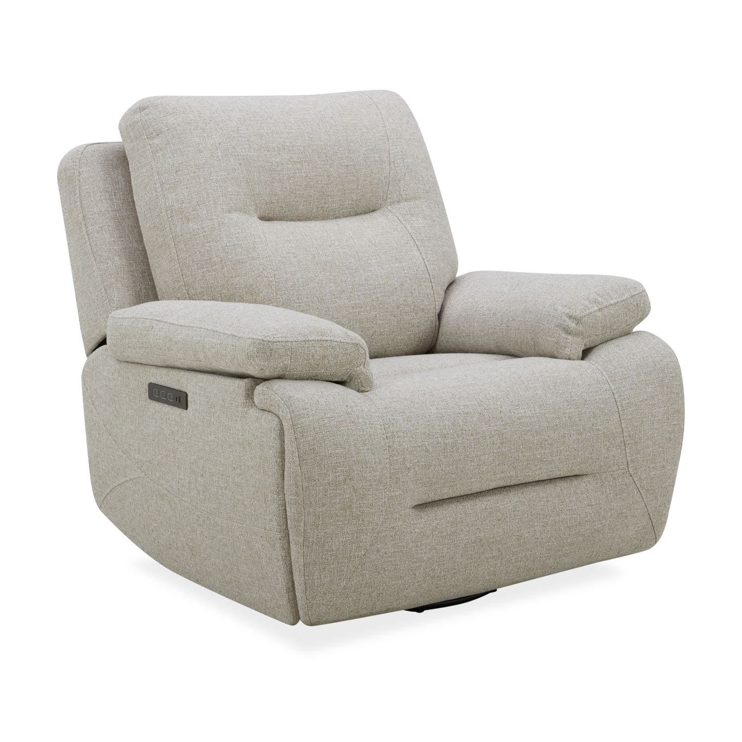 Swivel Glider Recliner w/Power Headrest