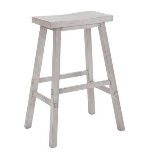 Transitional 30" Sawhorse Bar Stool