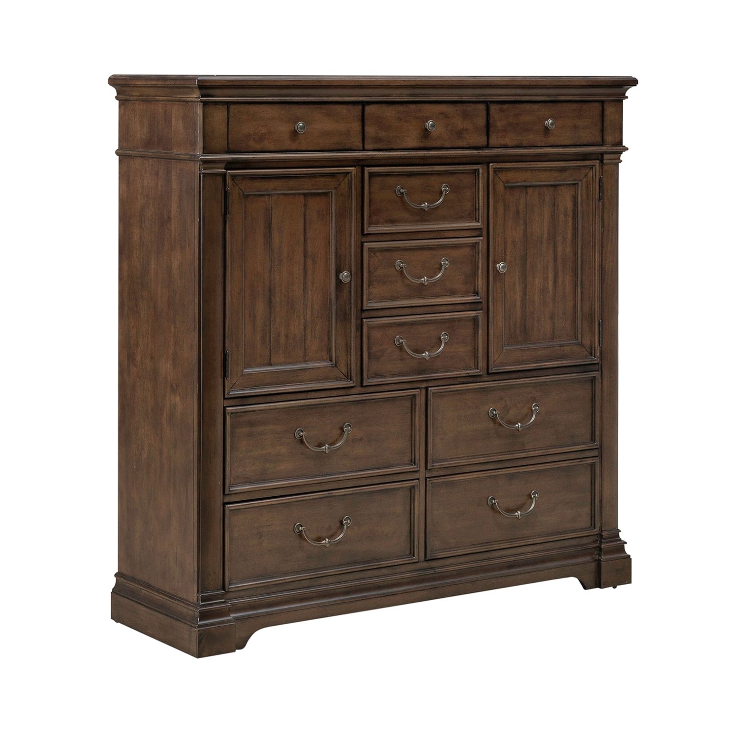 10-Drawer Bedroom Chest with Doors