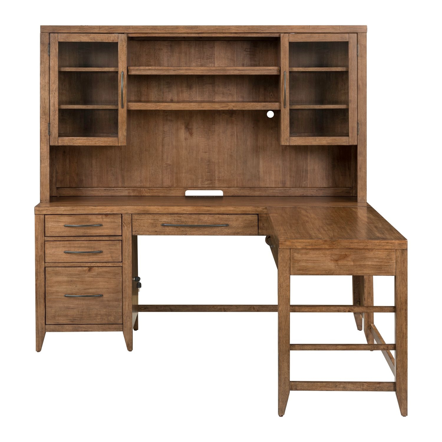 L-Shape Desk Set w/Hutch