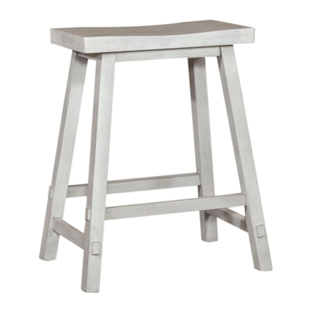 24 Inch Sawhorse Counter Height Stool