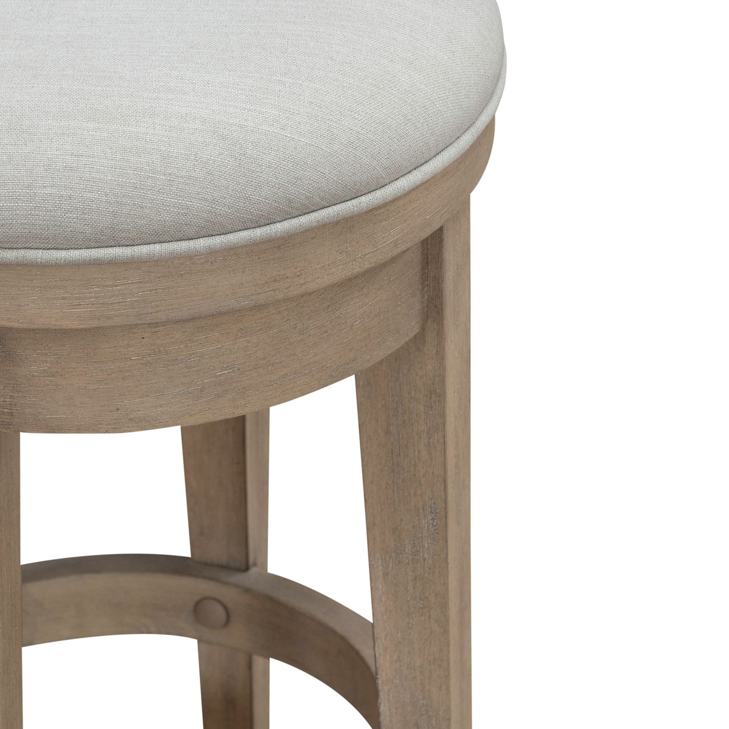Upholstered Swivel Console Stool