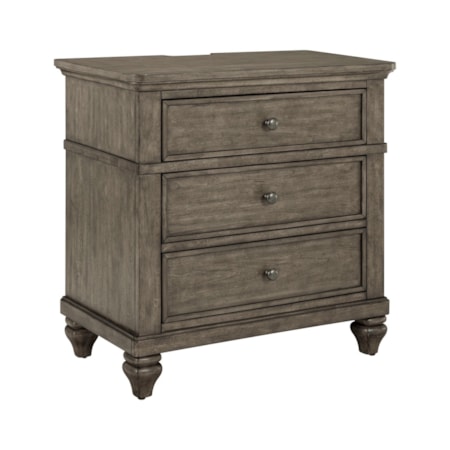 3-Drawer Nightstand