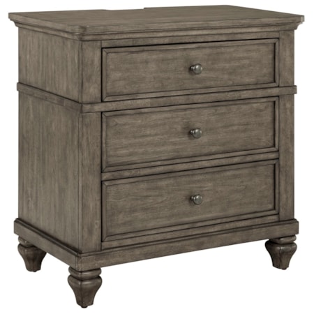 3-Drawer Nightstand