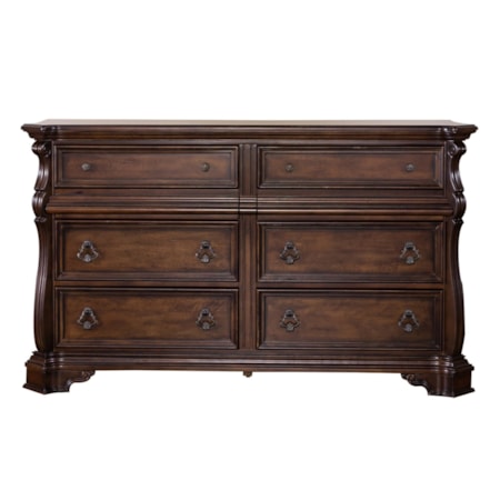 8 Drawer Double Dresser