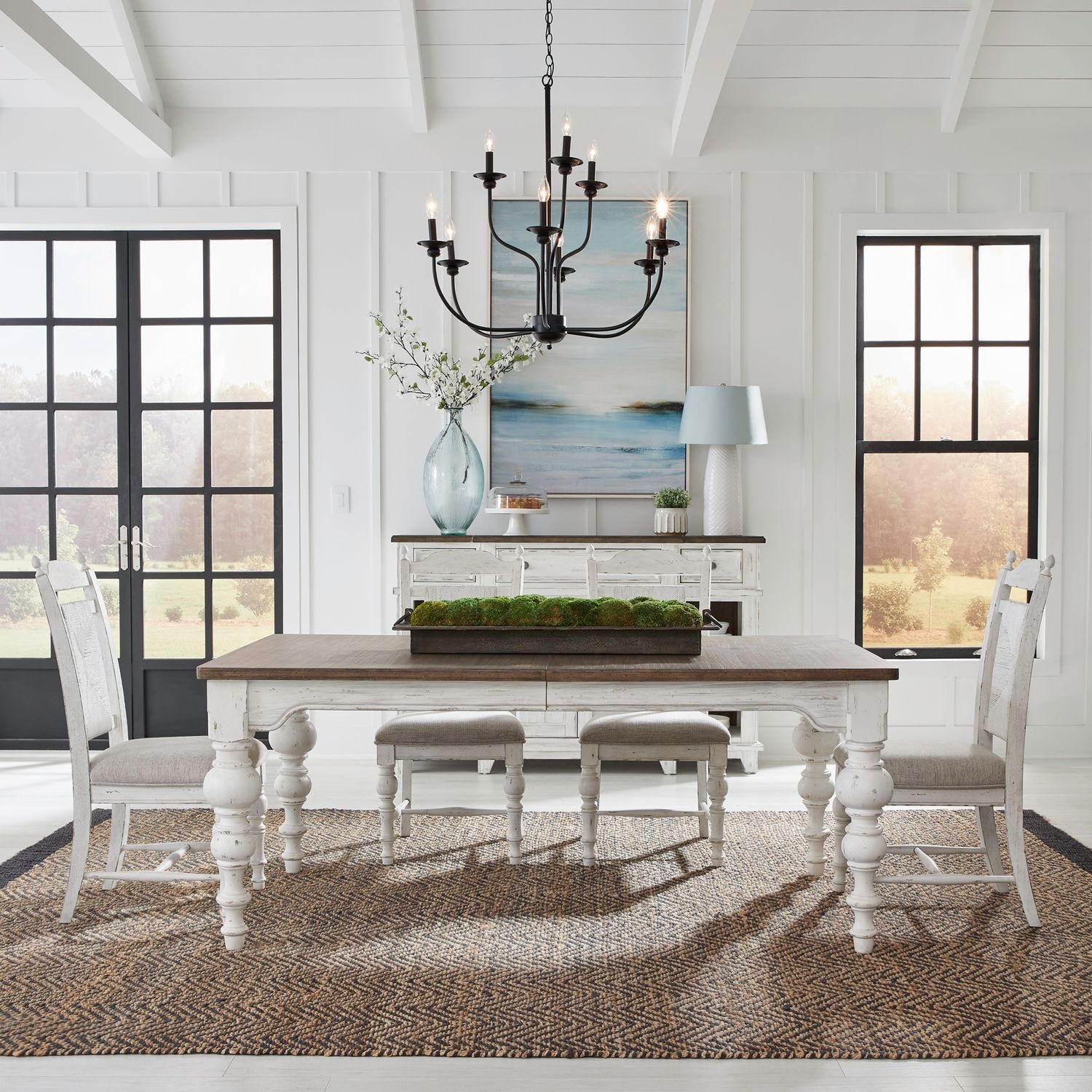East Brooke River Place 5-Piece Rectangular Table Set
