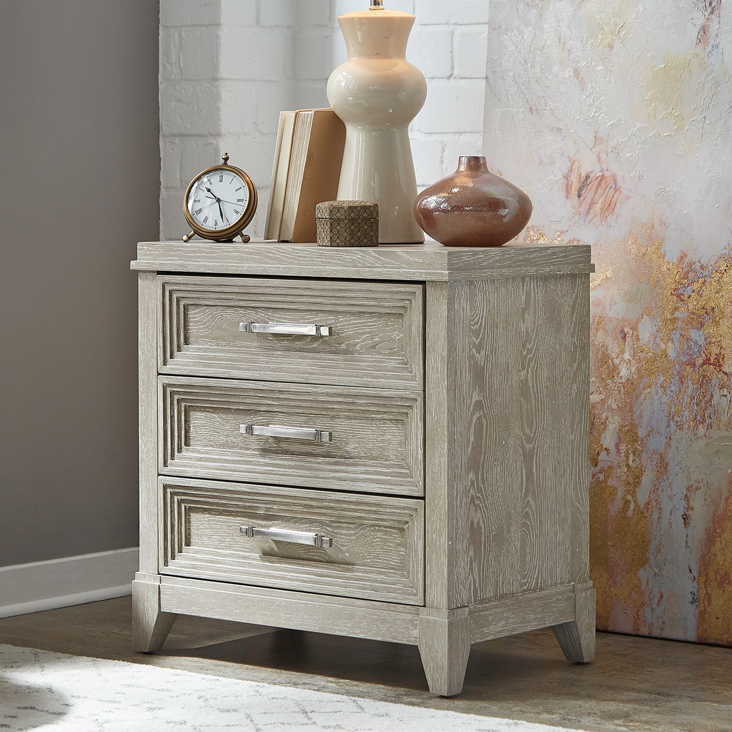 Liberty Furniture Belmar 3-Drawer Nightstand