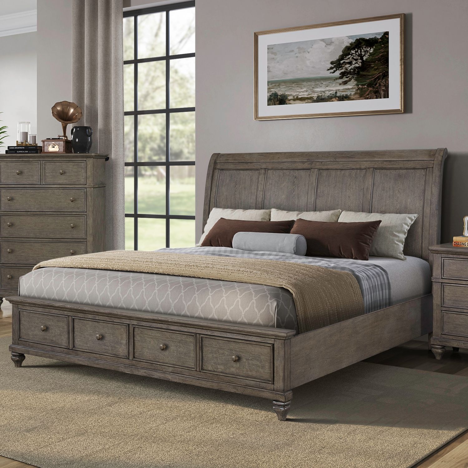 Queen Storage Bed