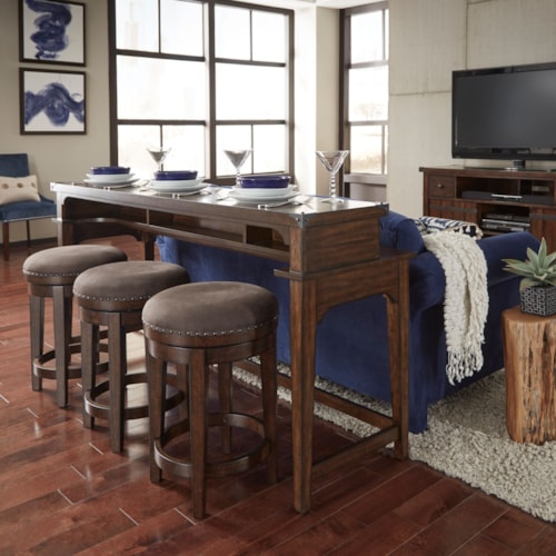 Industrial 4-Piece Console Set