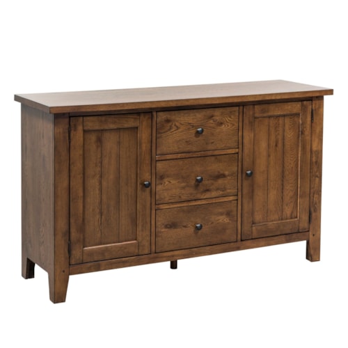 Three-Drawer, Two-Door Buffet