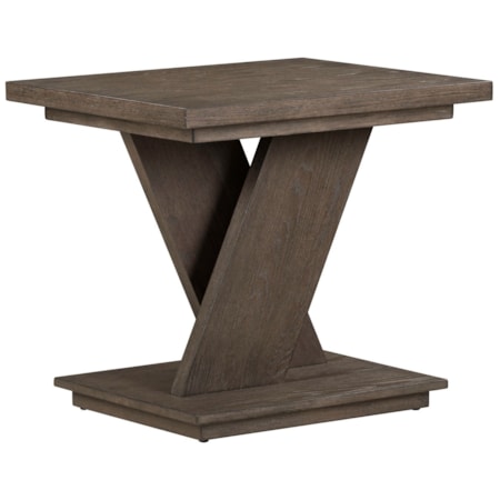 Sculptural End Table