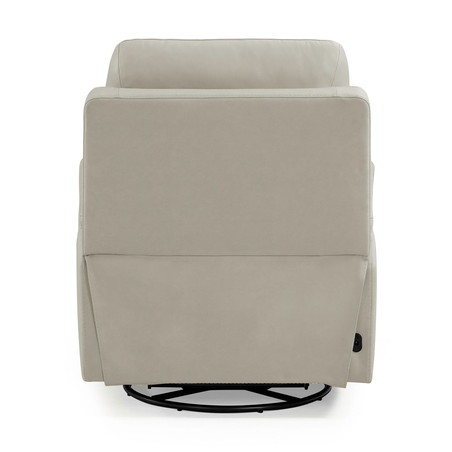 Leather Swivel Glider Power Recliner