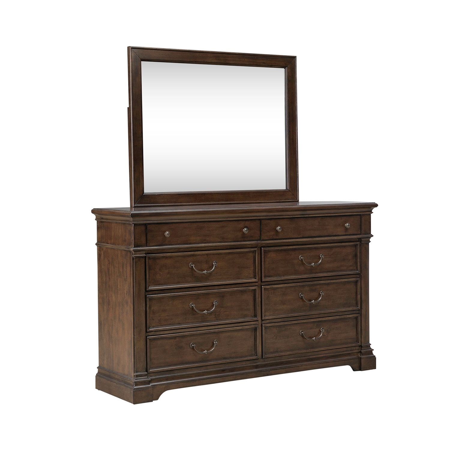 8-Drawer Dresser and Landscape Mirror