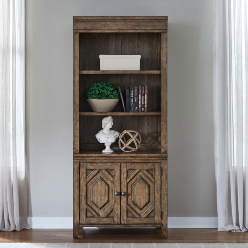 Transitional Bunching Bookcase