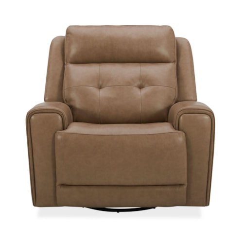 Casual Power Swivel Glider Recliner with USB Ports