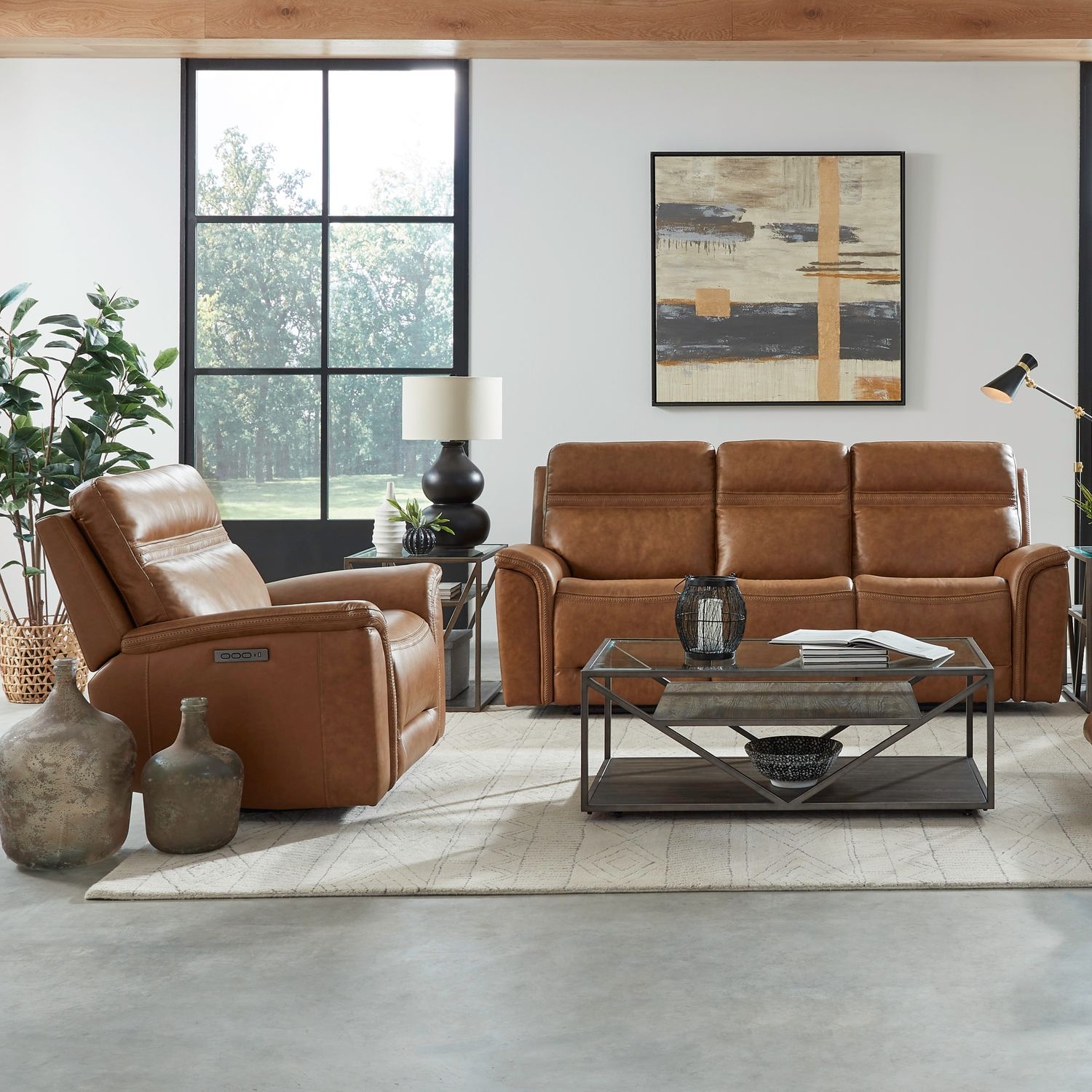 Power Sofa and Recliner Set