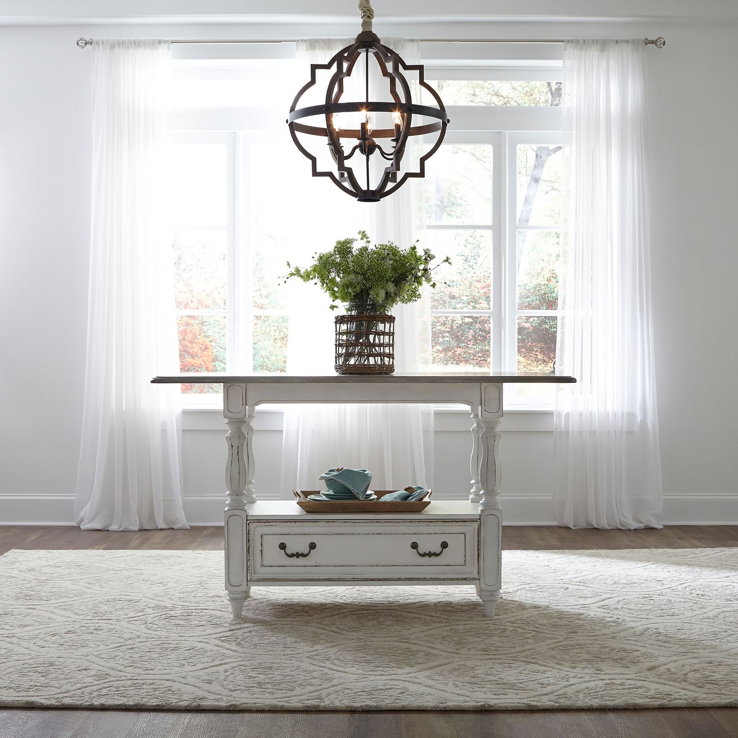 Liberty Furniture Magnolia Manor Gathering Table and Chair Set