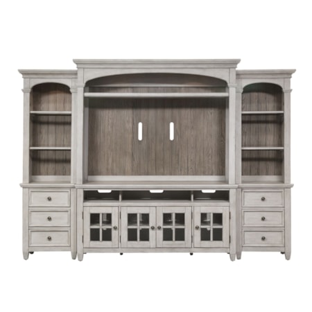 Entertainment Center with Piers