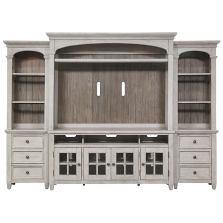 Entertainment Center with Piers