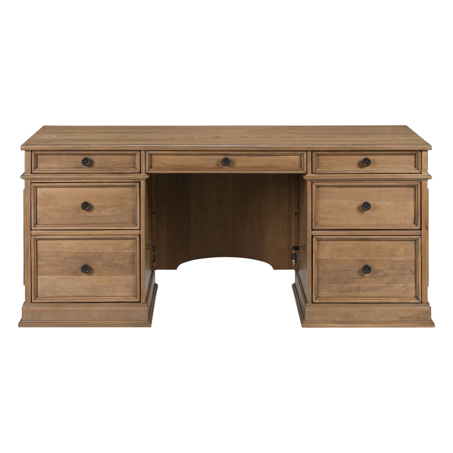 Double-Pedestal Jr. Executive Desk
