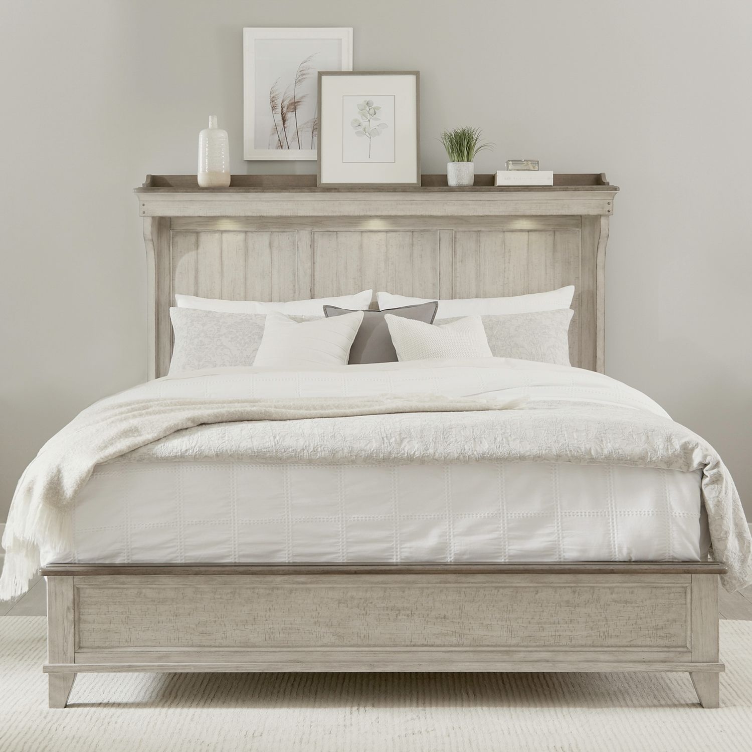 Liberty Furniture Ivy Hollow Queen Mantle Bed