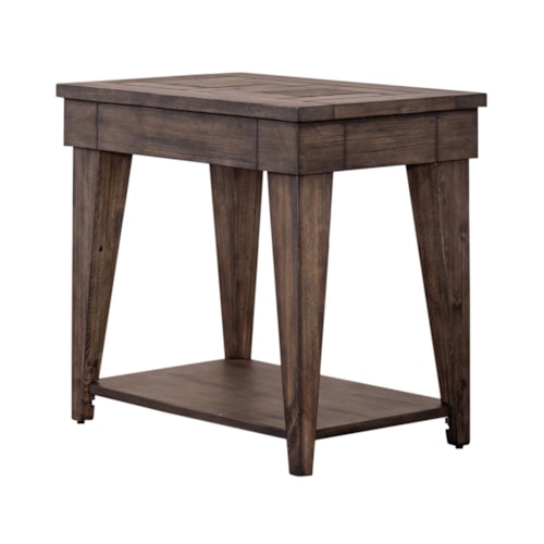 Arrowcreek Chair Side Table with Lower Shelf