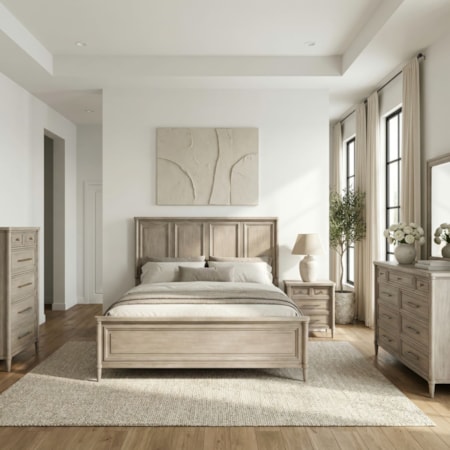Complete 5-pc. Queen Panel Bedroom Set