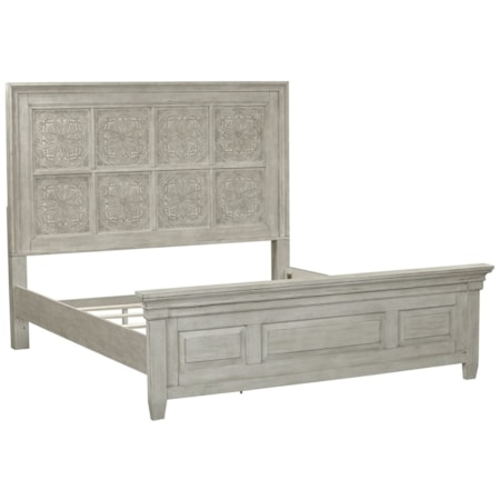 King Opt California Panel Bed