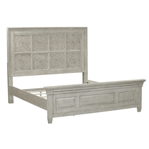 King Opt California Panel Bed