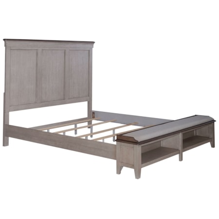 King Storage Bed