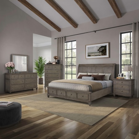 5-Piece Queen Storage Bedroom Set
