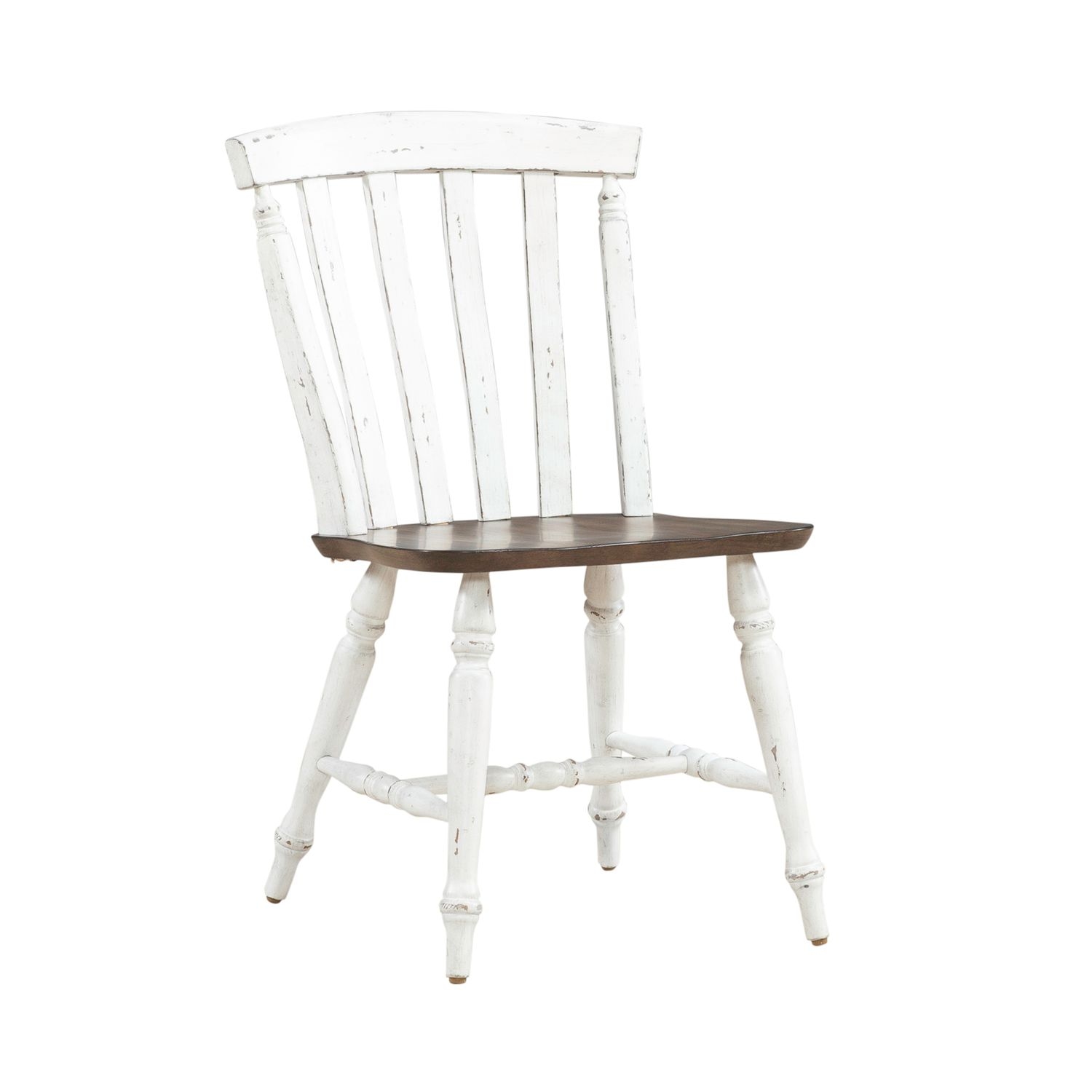 Farmhouse Side Chair with Two-Tone Finish