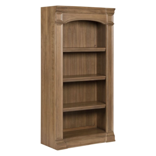 Traditional Three-Shelf Bunching Bookcase