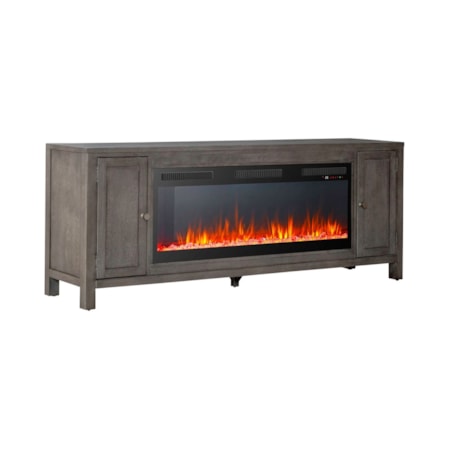 406 78 Inch Console with Fire FTS