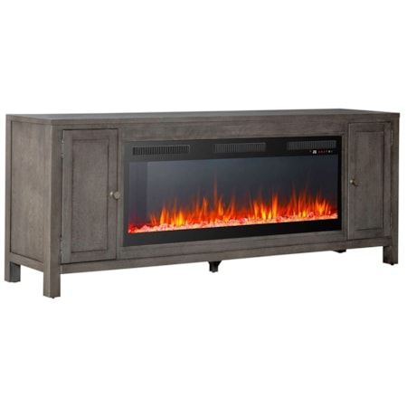 406 78 Inch Console with Fire FTS