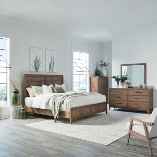 Transitional 4-Piece King Bedroom Set