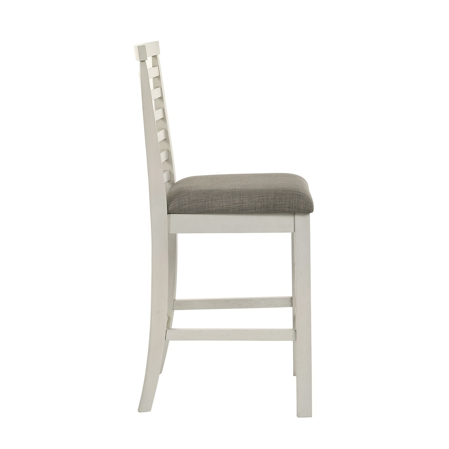 Upholstered Ladder Back Counter Chair