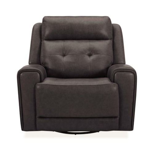 Casual Power Swivel Glider Recliner with USB Ports