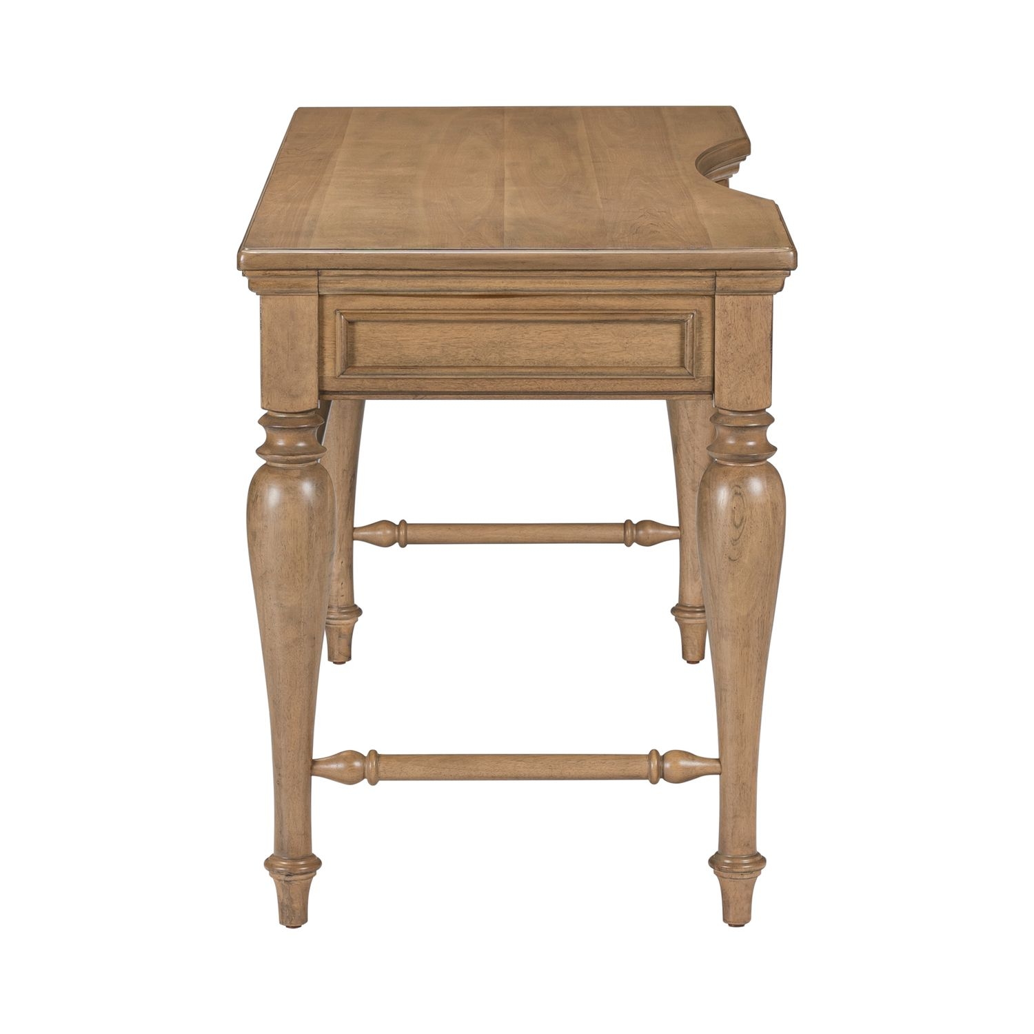 Three-Drawer Writing Desk w/Turned Legs