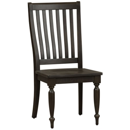 Slat Back Side Chair