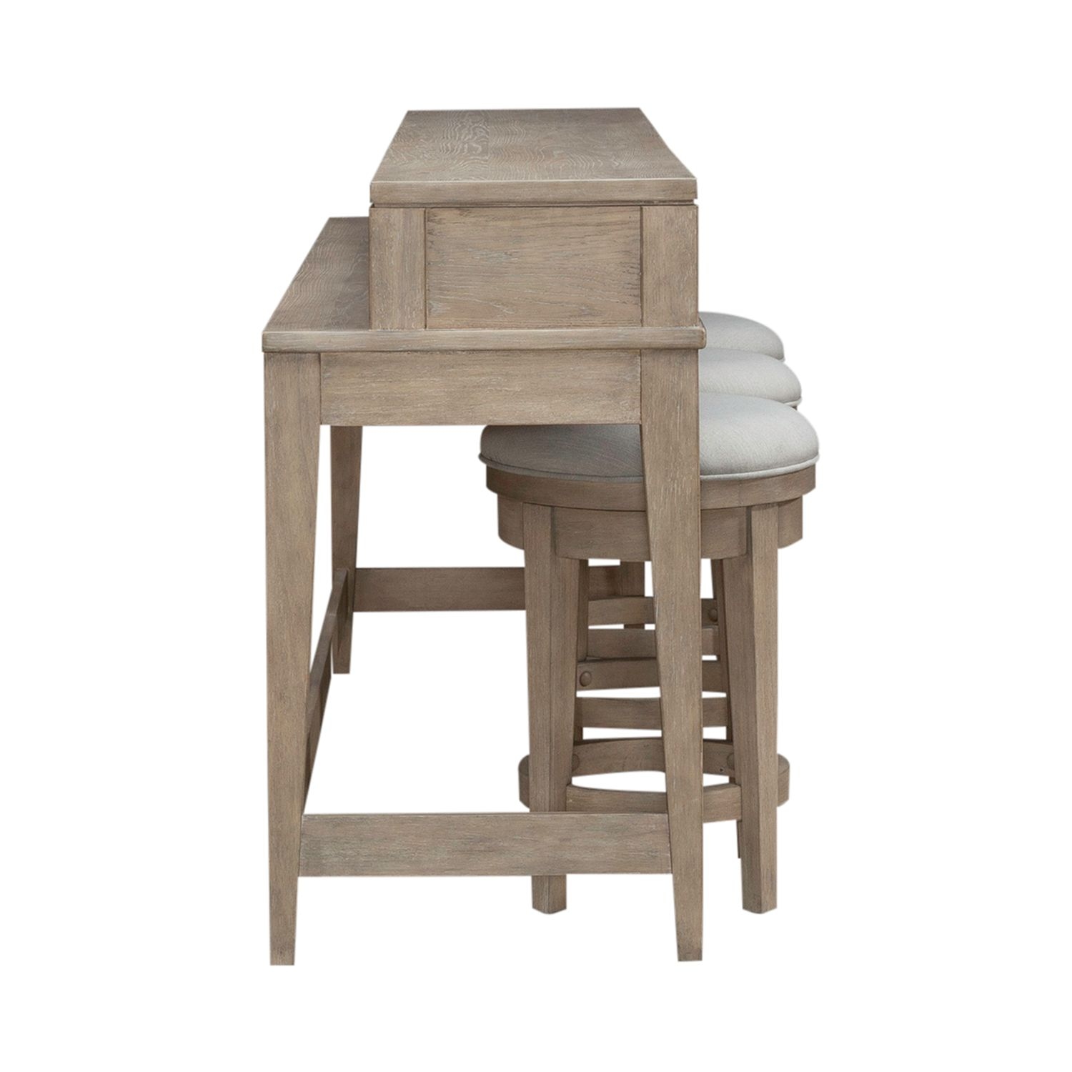 Liberty Furniture Brentwood Console Table with 4 Stools