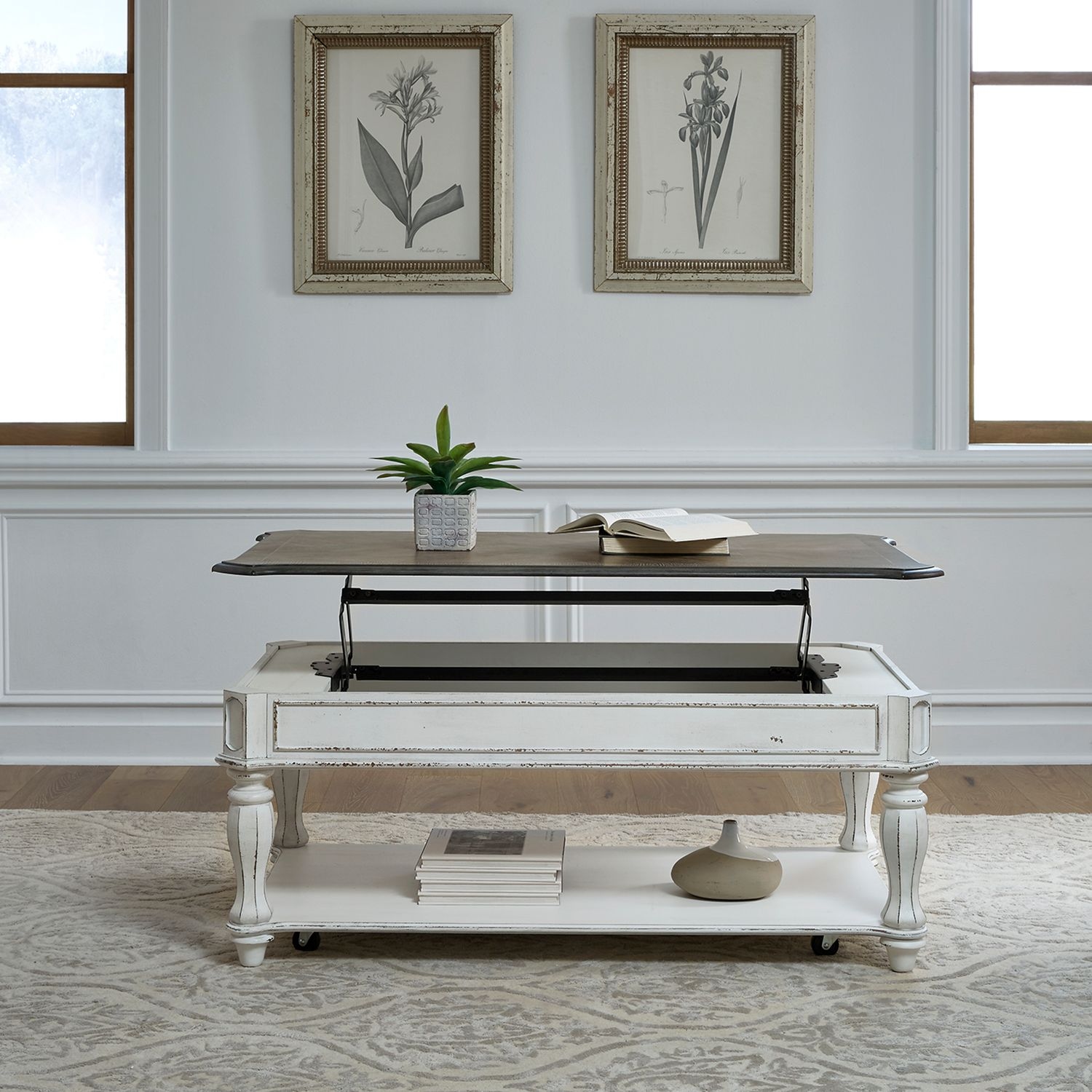 Liberty Furniture Magnolia Manor Lift Top Cocktail Table