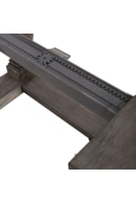 Liberty Furniture Westfield Transitional Trestle Dining Table with 24" Removable Leaf