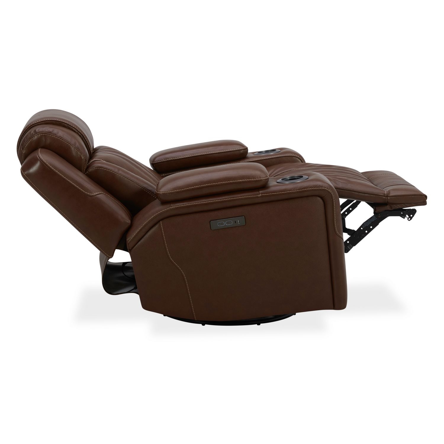 Liberty Furniture Caswell Swivel Glider Pwr Recliner w/LED Cupholders