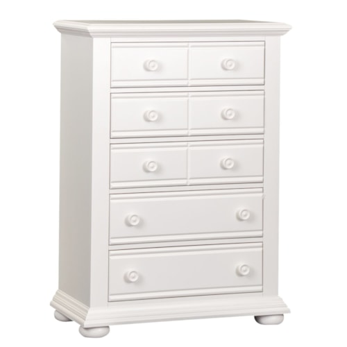 Cottage 5-Drawer Chest with Dovetail Construction