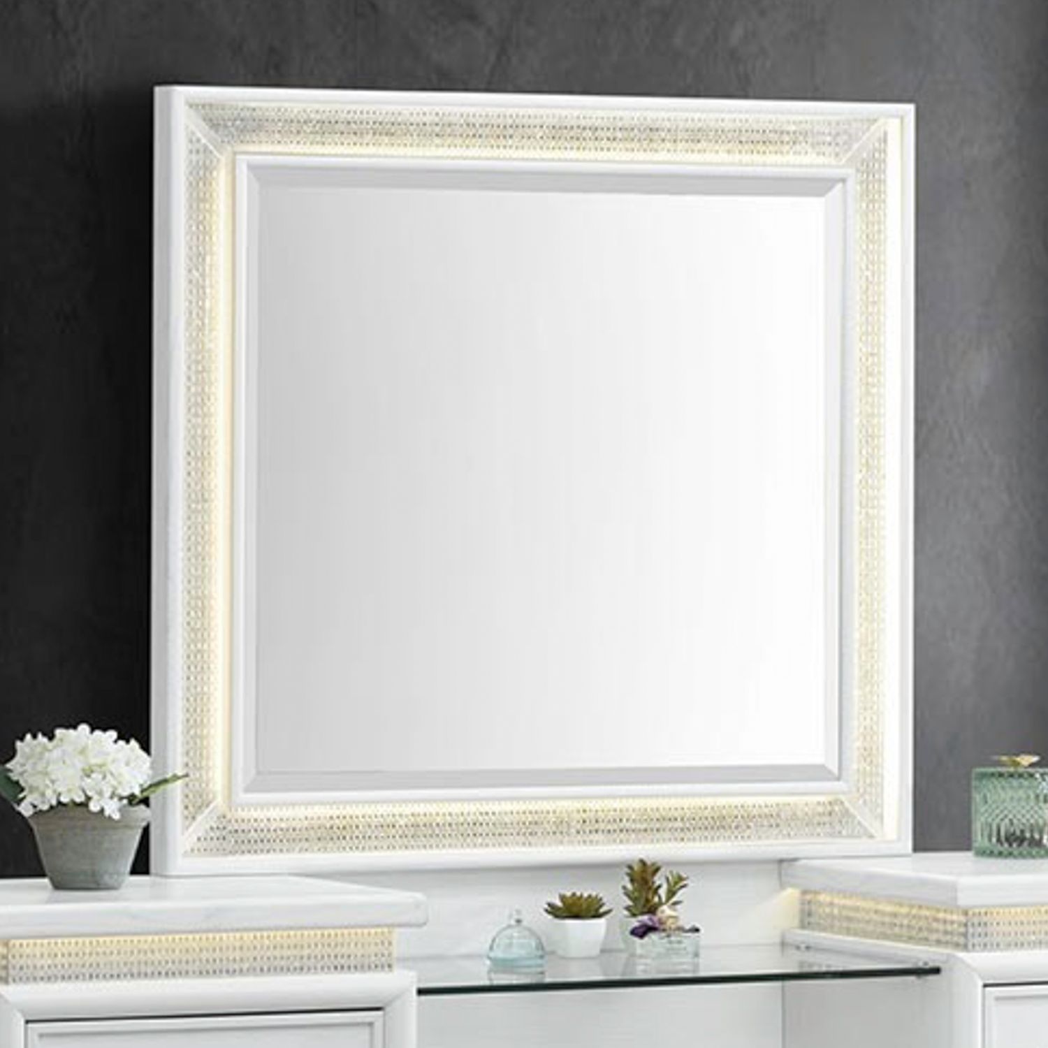 Liberty Furniture Reflections Lighted Vanity Mirror